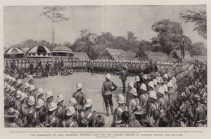 A Submissão do Rei Prempeh, Vista Geral do Desfile em Kumassi durante o Palaver